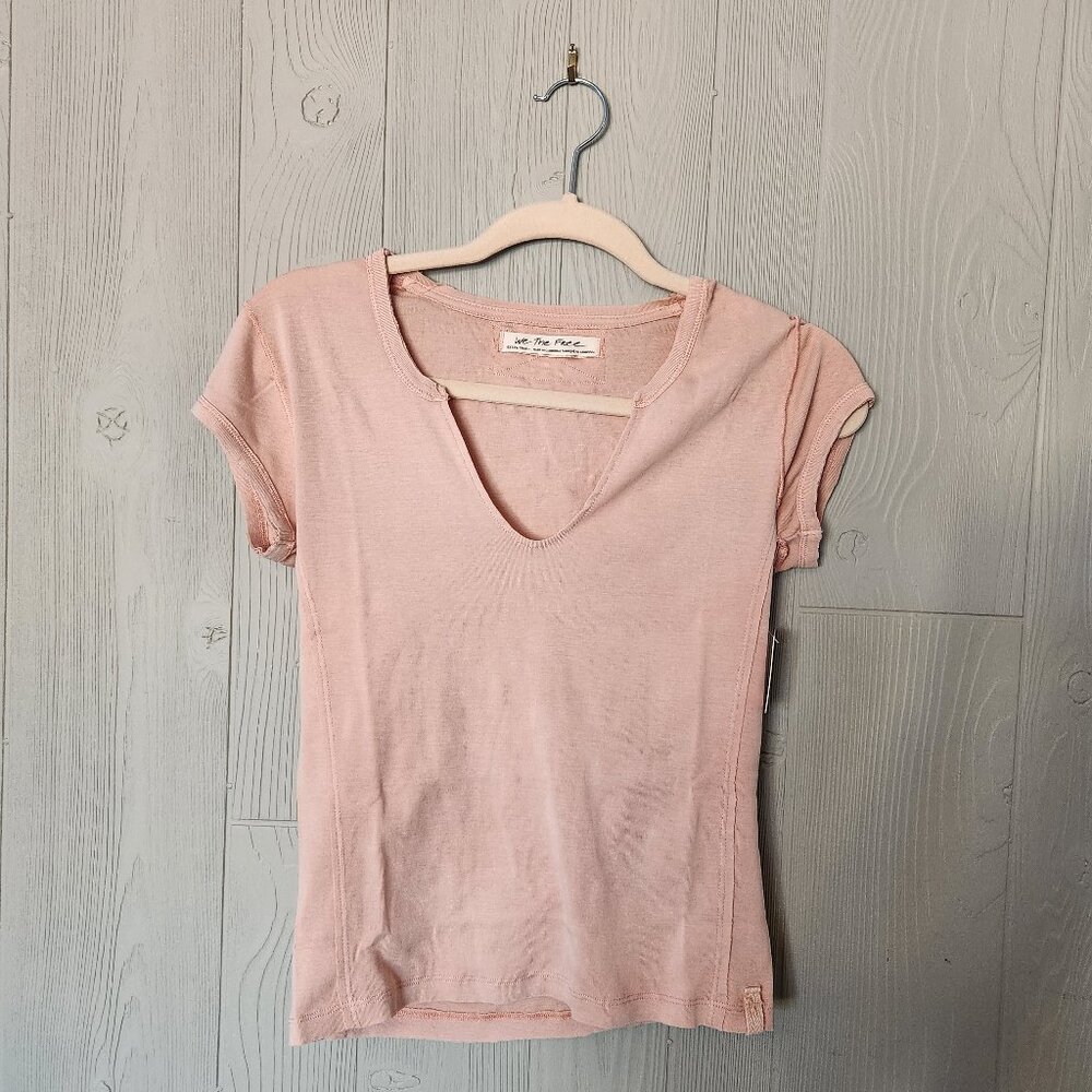 Free People We the Free Always Yours Tee in Evening Sand, XS, NWT